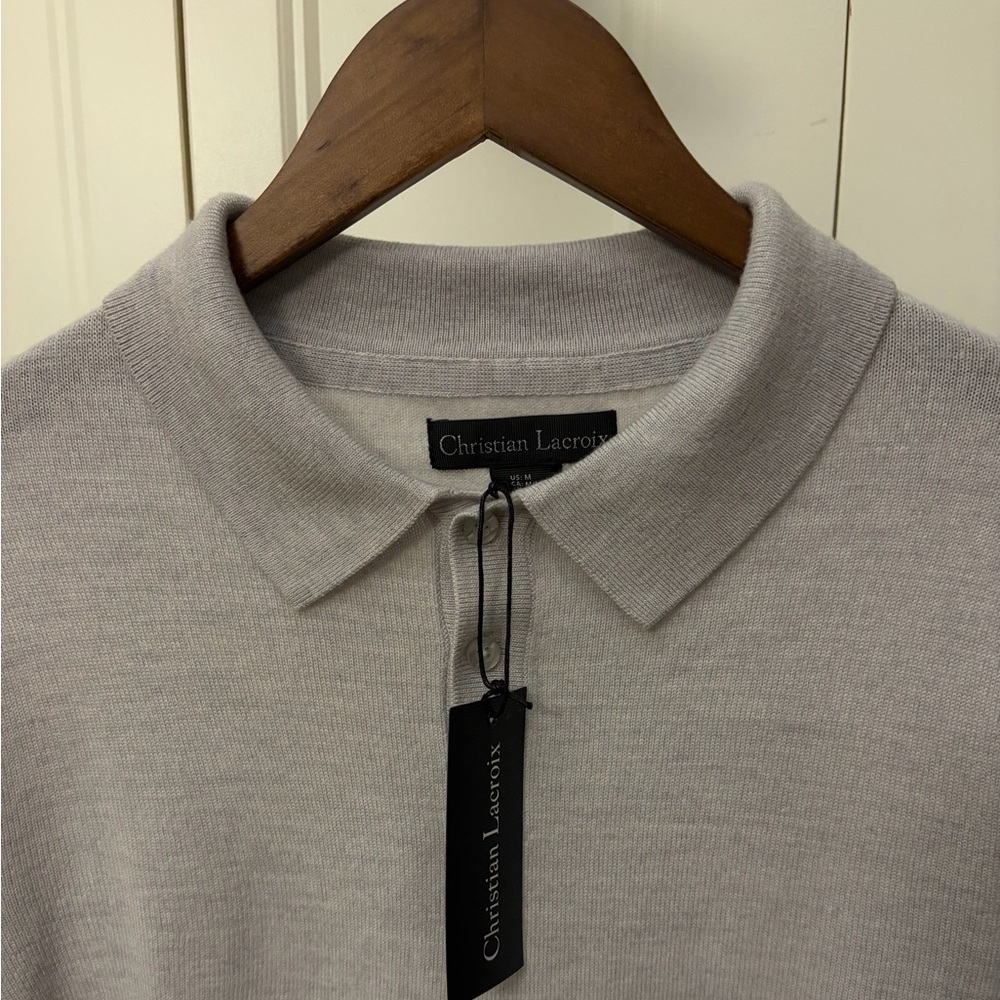 Christian Lacroix Merino Wool Polo Shirt